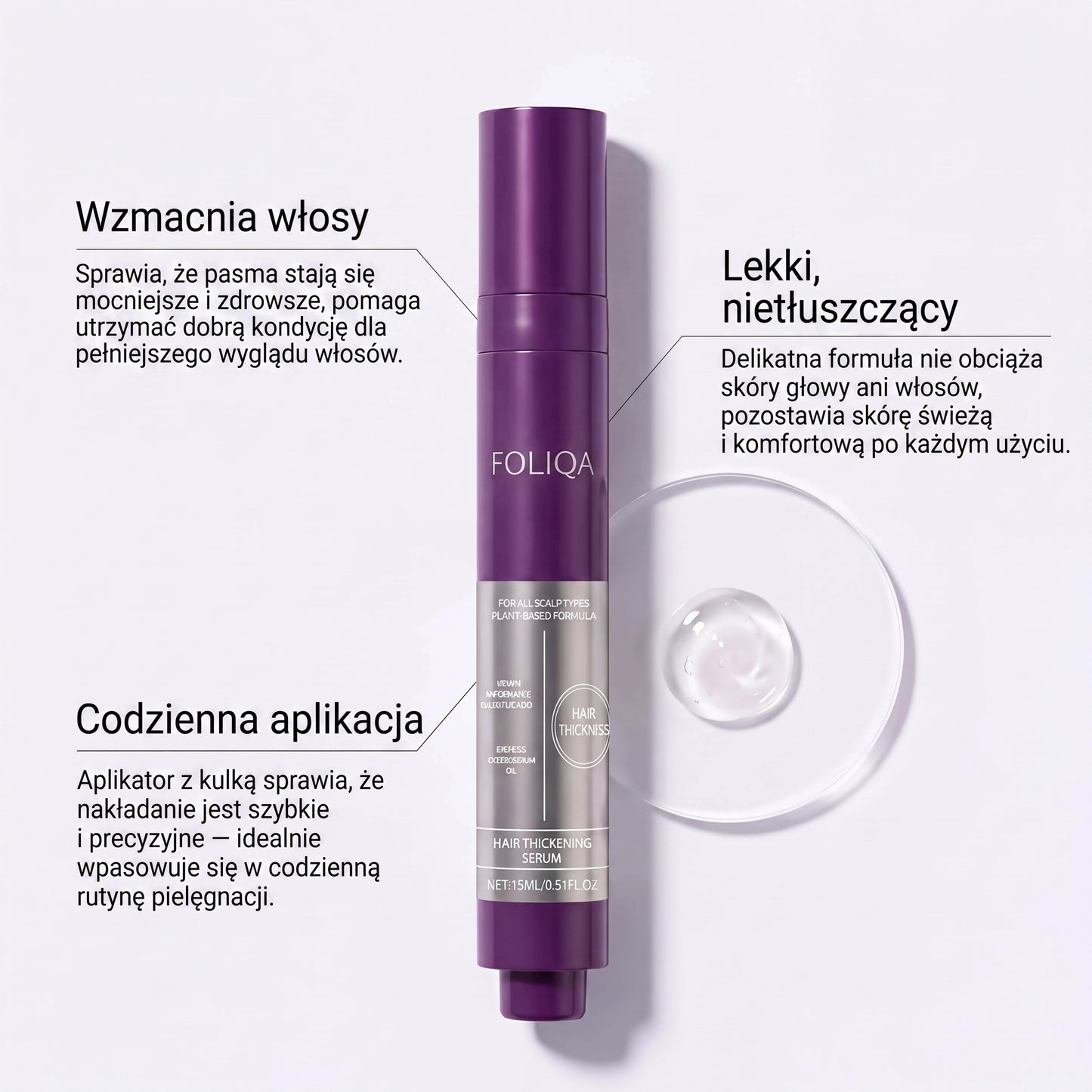HairPen™ — Hair Filler w sztyfcie na porost włosów