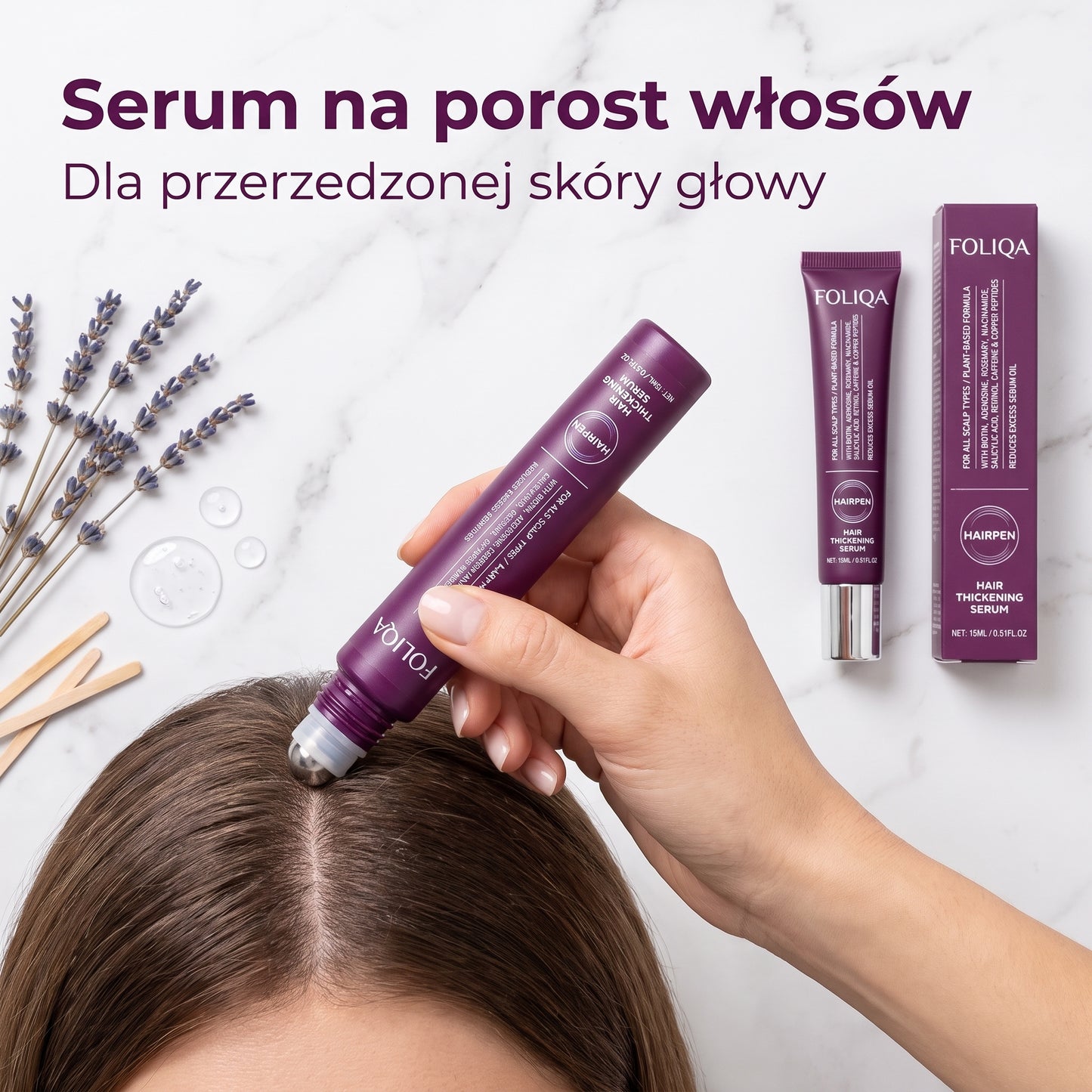 HairPen™ — Hair Filler w sztyfcie na porost włosów